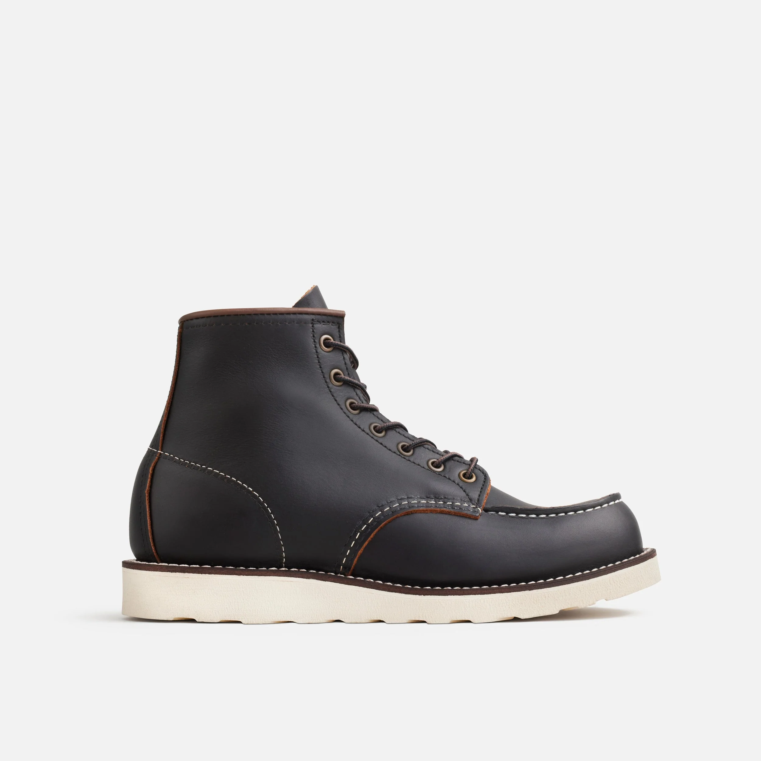6'' Classic Moc Toe Black Prairie
