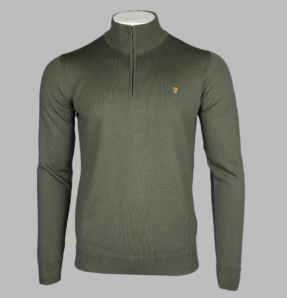Redchurch Merino Woo - Farah - 357 Evergreen Farah - Vêtement mode Mix et Tendances - homme Sweat - Maille - Pull