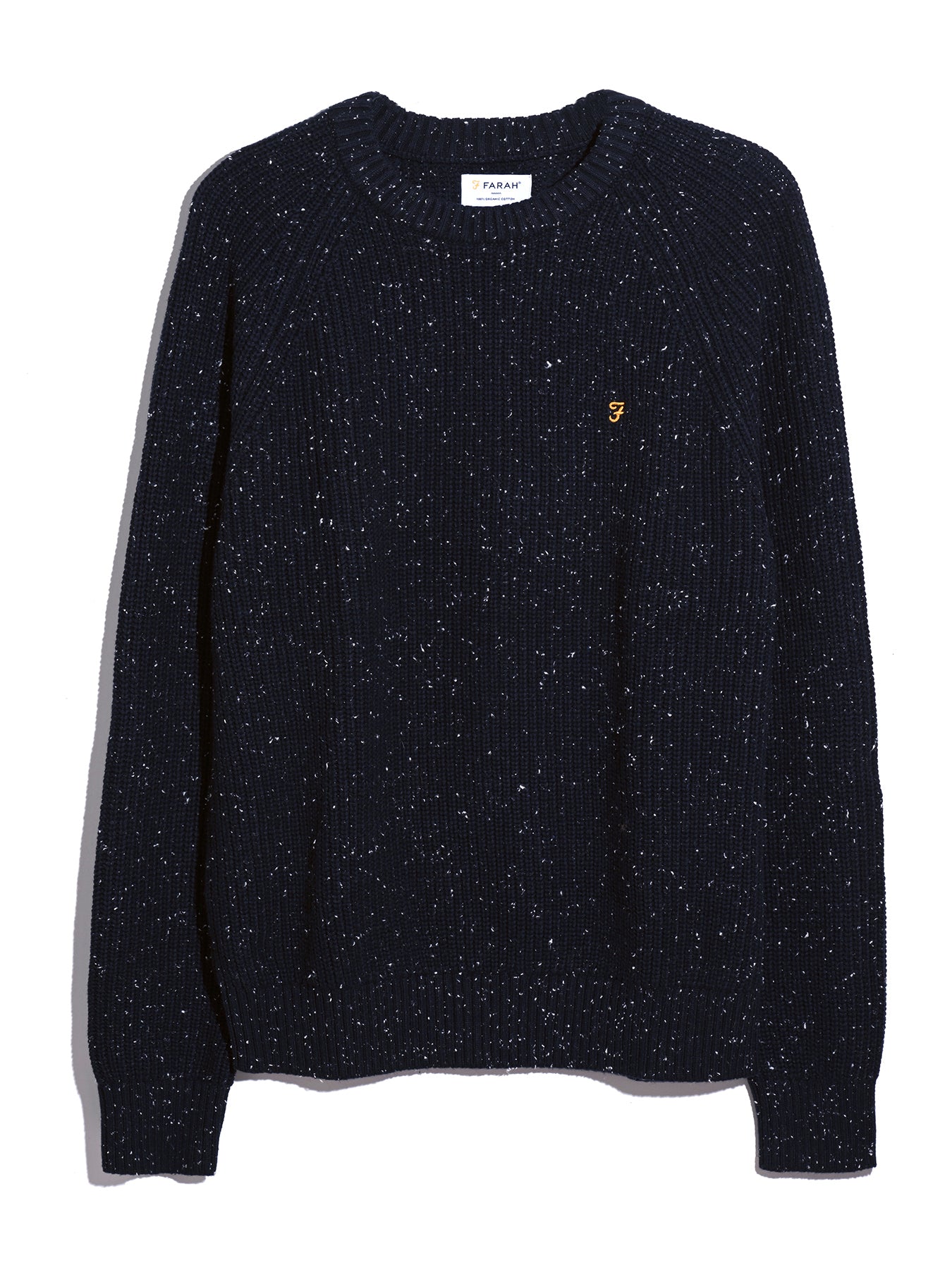 Sage Nepped Sweater - Farah - 412 True Navy Farah - Vêtement mode Mix et Tendances - homme Sweat - Maille - Pull