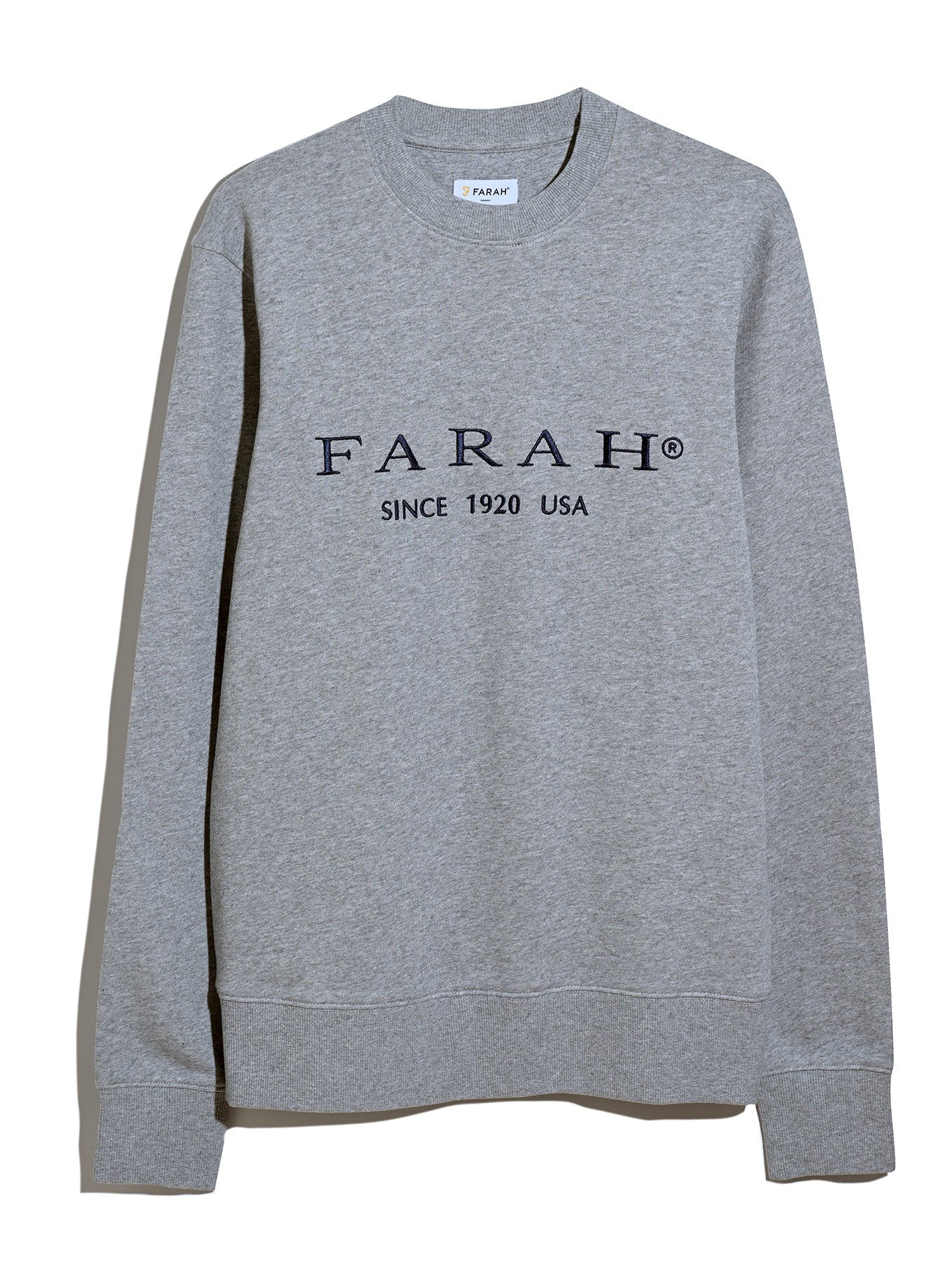 Lynmouth Farah Emb G - Farah - 042 Light Grey Marl Farah - Vêtement mode Mix et Tendances - homme Sweat - Maille - Pull