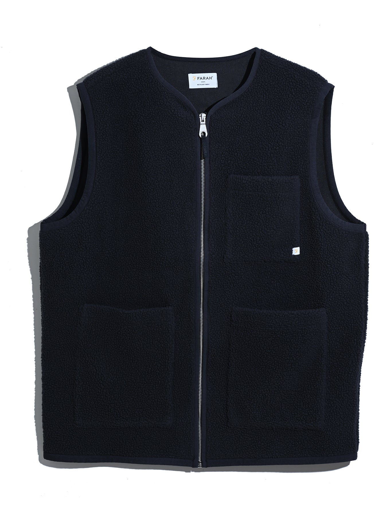 Abbott Gilet - F Tab - Farah - 412 True Navy Farah - Vêtement mode Mix et Tendances - homme Veste
