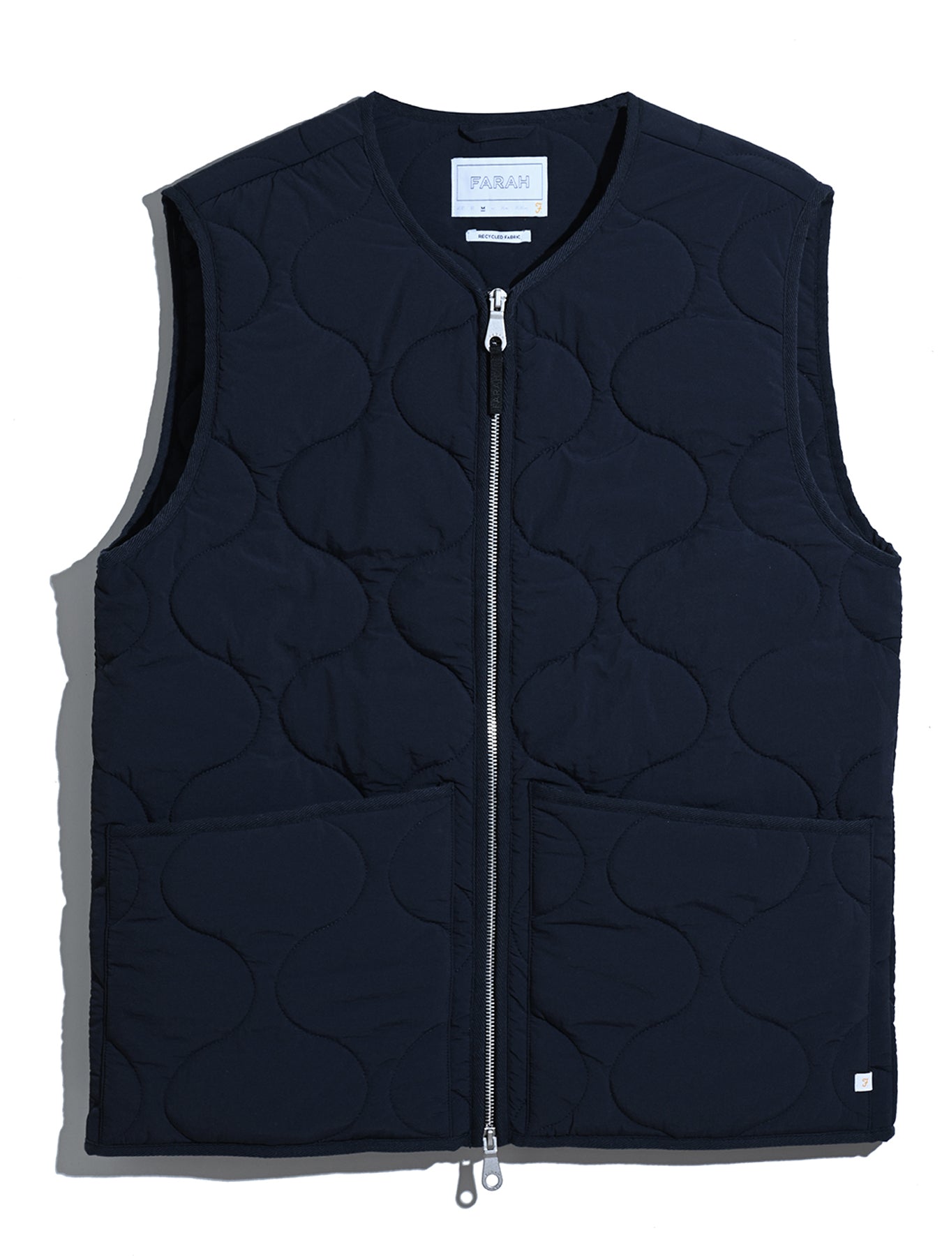 Campbell Vest Gilet - Farah - 412 True Navy Farah - Vêtement mode Mix et Tendances - homme Veste