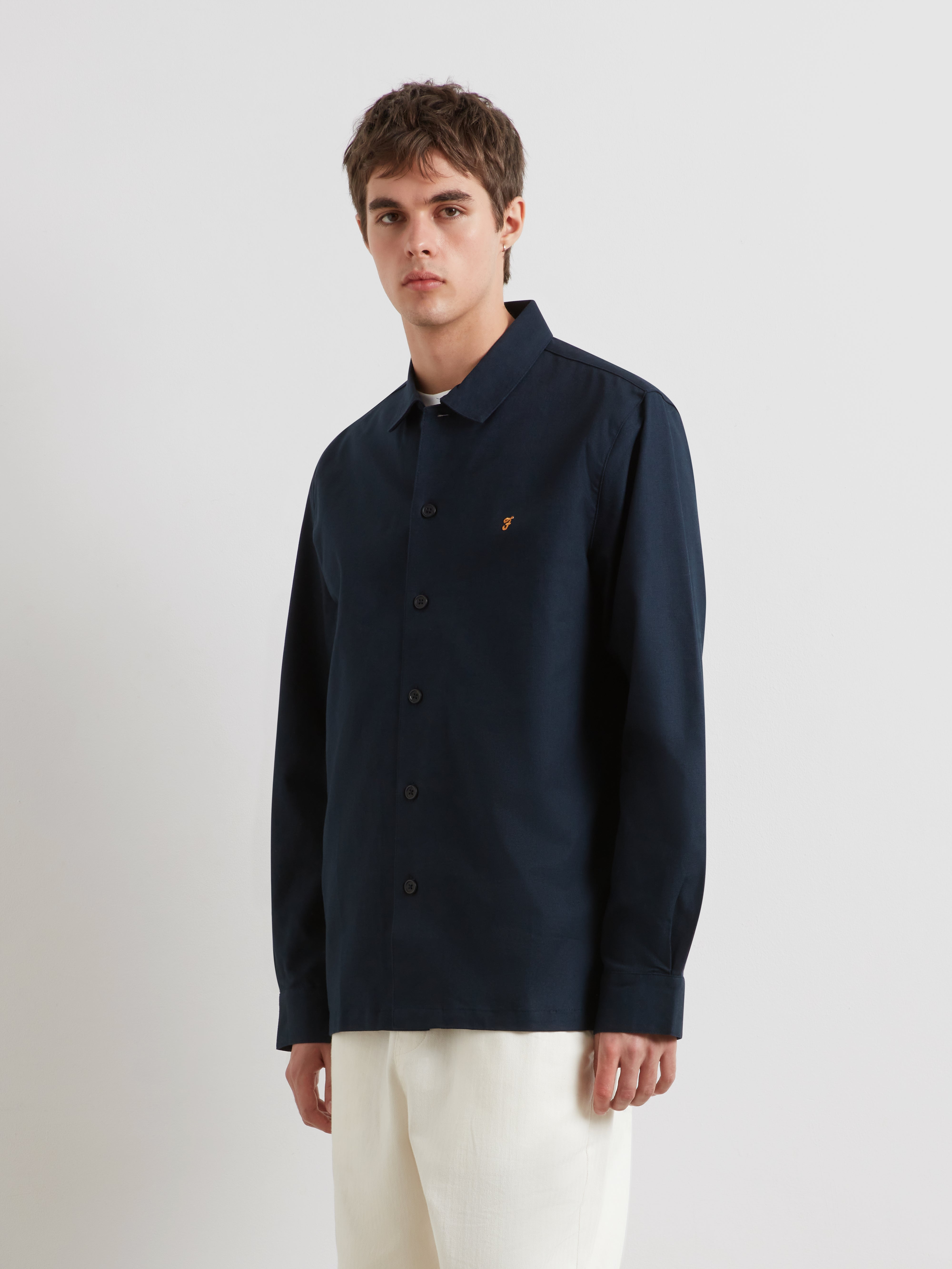 Callier Ls - Farah - 223 Beige Farah - Vêtement mode Mix et Tendances - homme Chemise - Polo