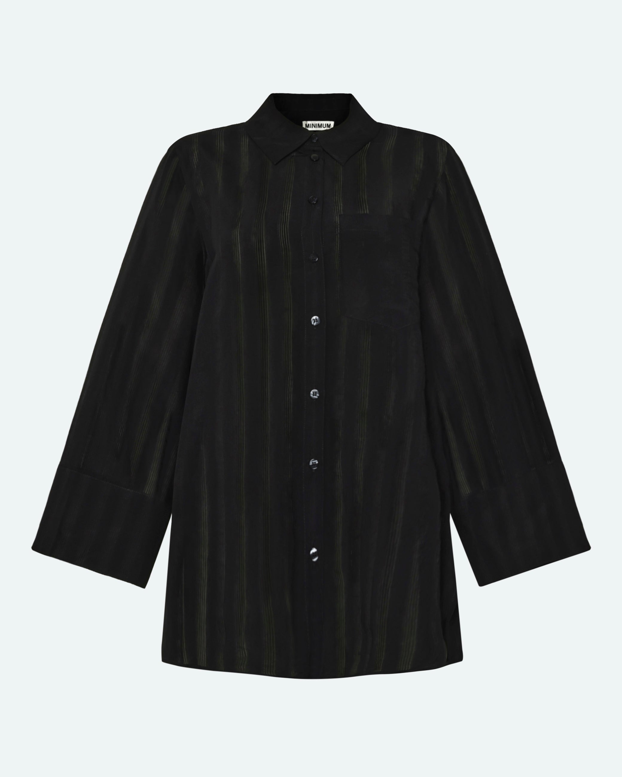 Mya shirt 4440 - Minimum - 999 Black Minimum - Vêtement mode Mix et Tendances - femme Chemise - Polo