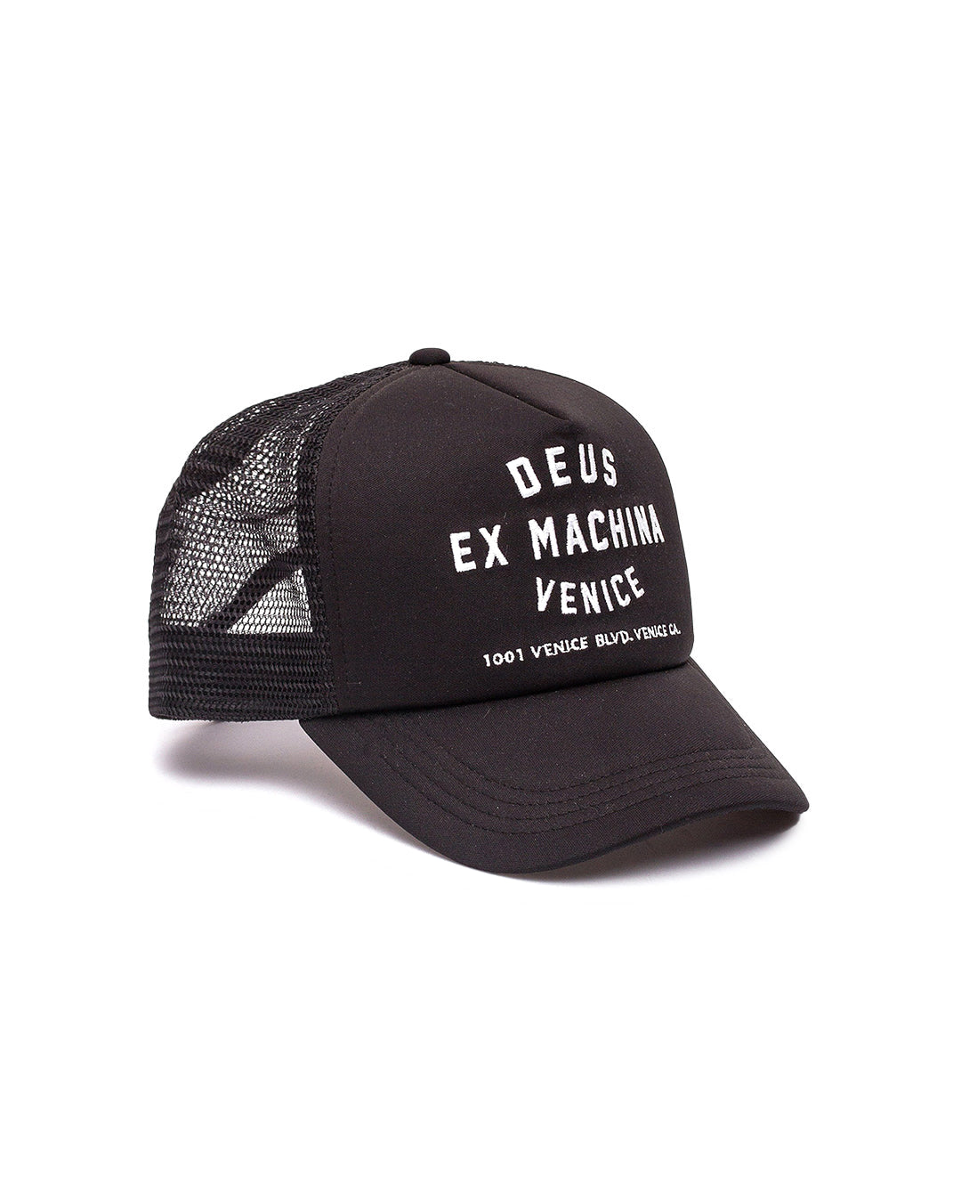 Venice Address Trucker - Deus Ex Machina - Black Deus Ex Machina - Vêtement mode Mix et Tendances - accessoire Casquette