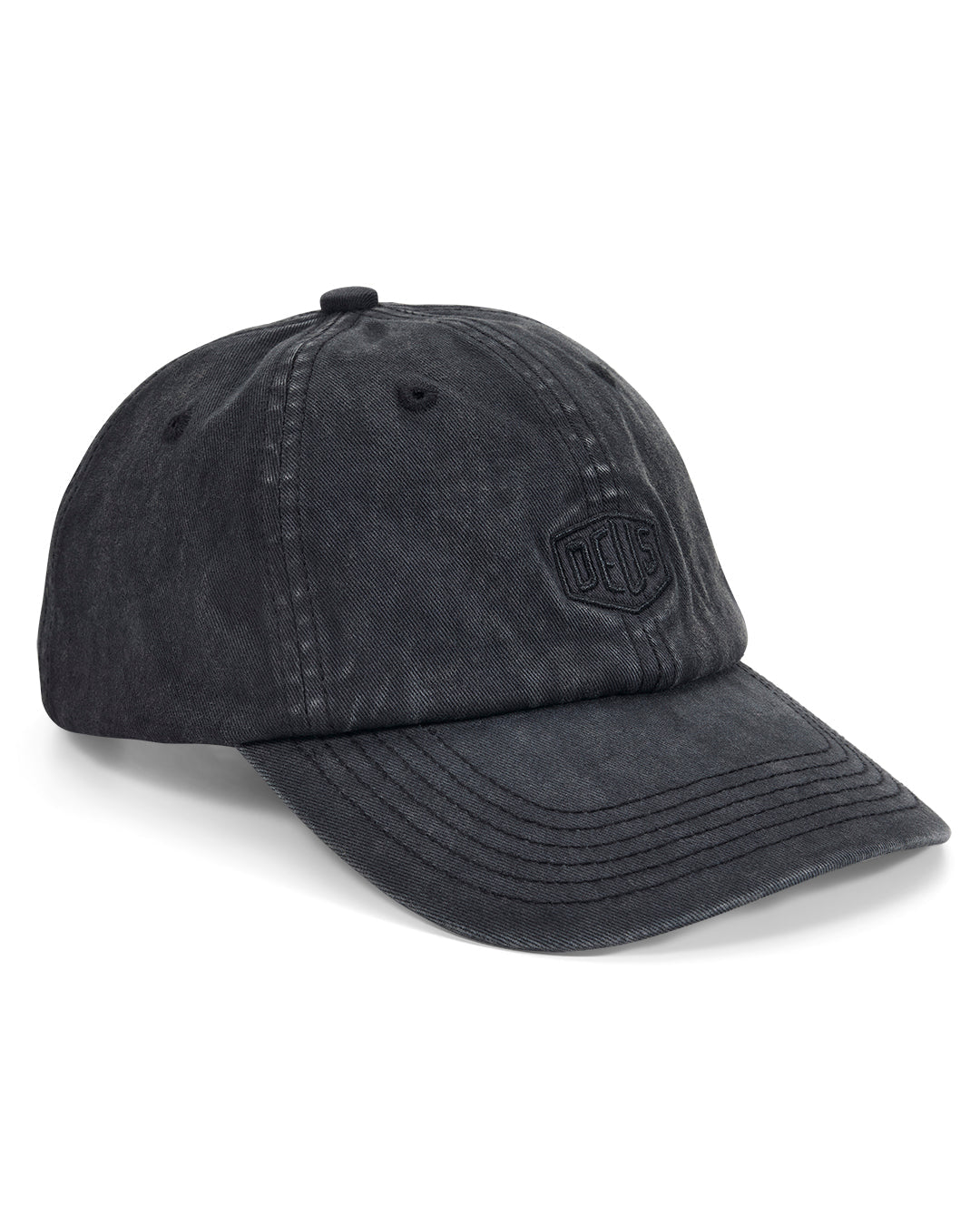 Shield Garment Dyed Dad Cap - Deus Ex Machina - Black Deus Ex Machina - Vêtement mode Mix et Tendances - accessoire Casquette