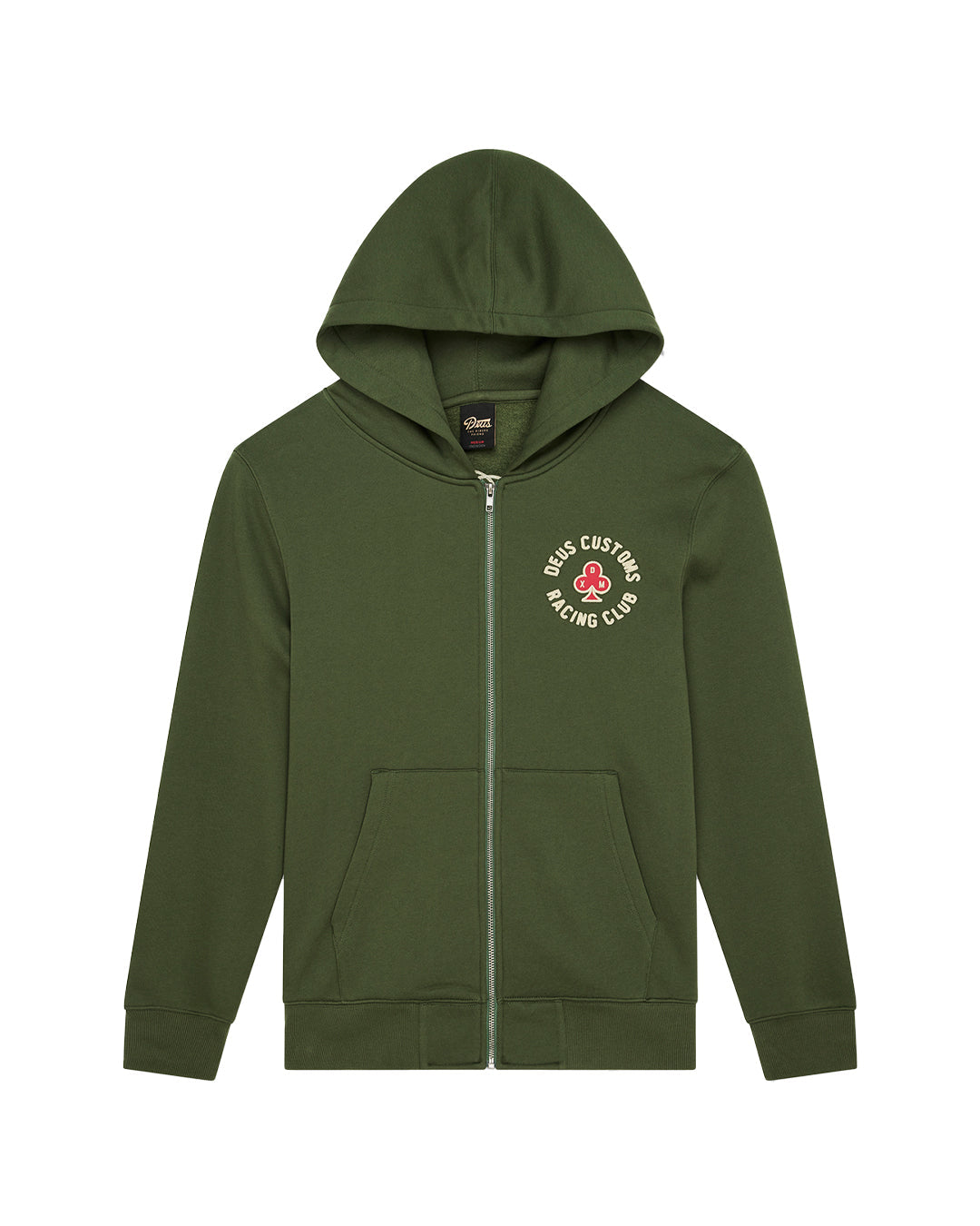 Basto Zip Hoodie - Deus Ex Machina - Cypress Green Deus Ex Machina - Vêtement mode Mix et Tendances - homme Veste