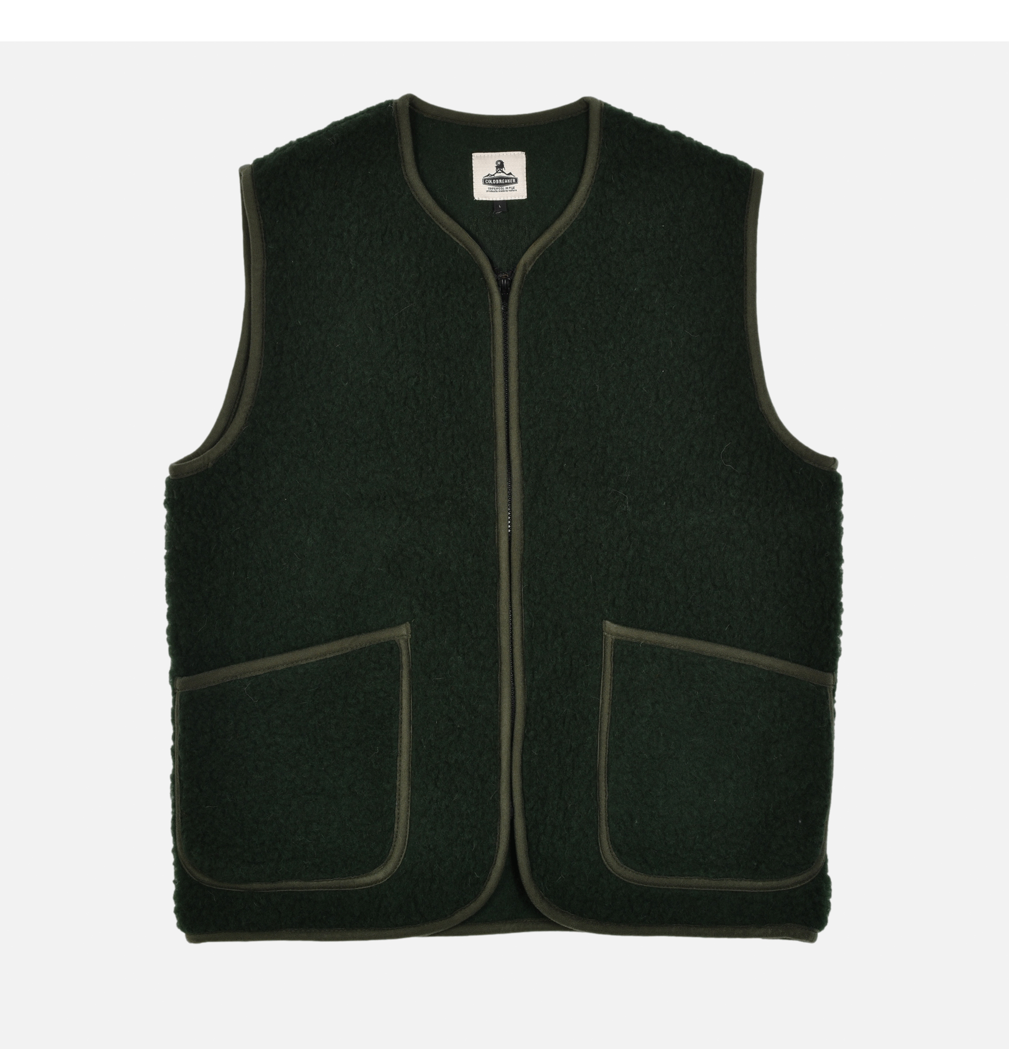Vest Pepitko - Coldbreaker - DarkGreen string - Vêtement mode Mix et Tendances - homme Veste